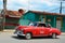 Old american car in Vinales Cuba