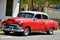 Old american car in Vinales Cuba