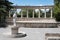 Old amphitheater with a statue in Dilijan