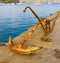 An old anchor in the caribbean