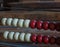 The old and ancient abacus in a school