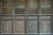 Old ancient antique chinese traditional folding door