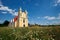Old ancient catholic Church of Transfiguration of the Lord and the Blessed Virgin Mary in Krevo, Grodno region, Belarus