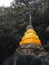 Old ancient pagoda thailand on the rock