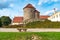 Old ancient Rotunda of St. Catherine in Znojmo town, South Moravia, Czech republic, Europe