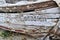 Old ancient weathered wood boat natural texture detail