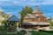 Old ancient wooden church in Kamianets-Podilskyi