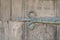 Old ancient wrought iron door medieval hinge hand forged