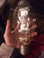 Old antique bulb light eccentric industrial