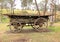 Old antique settlers horse drawn wagon