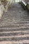 Old and antique stone stairs with sharp steps