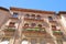 Old apartment building cityscape Segovia Spain
