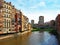 Old Apartment Buildings on Onya River, Girona, Spain