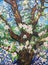 Old apple tree blossoming, a 1949 painting by Charley Toorop