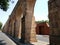 old aqueduct in the city  of Morelia, Michoacan, travel and tourism in Mexico