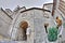 Old arch on a medieval italian village