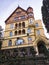 Old architecture in the historic center of Karlovy Vary