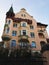 old architecture in the historic center of Karlovy Vary