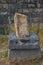 Old Armenian khachkar cross stone in Sevanavank, Armenia