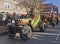 Old armoured car at parade