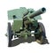 Old artillery gun howitzer