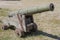 The old artillery weapon is a cannon.