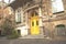 Old authentic and atmospheric courtyard in Odessa, Ukraine