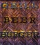 old background wooden wall banner text Grill, Beer, Burger