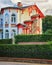 Old Baltic House with wooden staircase on the beach promenade Zinnowitz on the island of Usedom