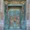 Old Bank Door, Art Deco Enter, Luxury Treasury Door, Ornate Bank Gate, Art Nouveau Architecture