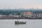 Old barge on Saigon River