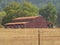 Old barn in a field