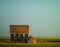 Old barn and grain store