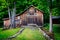 Old barn at Millbrook Village, at Delaware Water Gap National Re