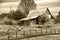 Old Barn/Pasture/Sepia