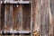 Old Barn Wood Door with Iron Hinges