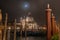 Old Baroque Church Santa Maria della Salute at Night, Venice