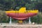 Old bathyscaphe in Toulon Port