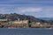 Old Battery across Firth of Forth, Queensferry Scotland, UK.