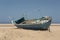 Old beached fishing Boat