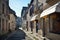 Old Bearn style buildings in the French town