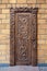 Old beautiful carved wooden doors