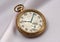 Old and beautiful gold pocket watch