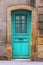 Old and beautiful ornate French door