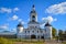 Old belfry of the Avraamiev Monastery in Rostov