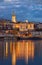 Old Belgrade Sava River with Cathedral