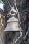 Old bell in the Indian temple in Rishikesh, India