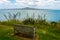 An Old Bench at Look Out Spot on North Head Auckland New Zealand