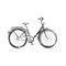 Old bicycle sketch illustration . Bike ,vector