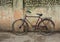 An old bicycle on street in Bodhgaya, India